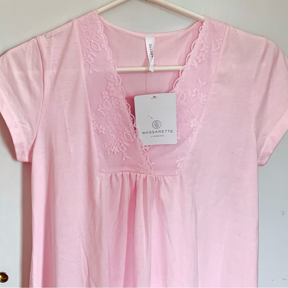 Vasserate NEW Nightgown Vintage soft,cotton poly light warmth, Elegant Dainty